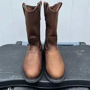 New Vintage Red Wing 1124 Pecos Boots made in USA Sz 7 work cowboy biker rider 11 main image 4